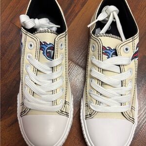 Canvas Sneakers with Flame Design